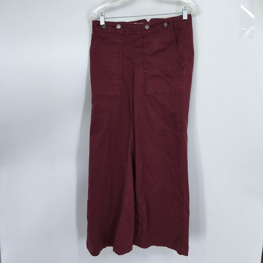 PILCRO - ANTHROPOLIGIE sz 29 Burgundy Wide Leg Jeans